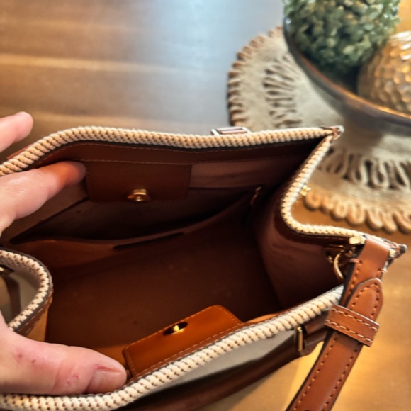 Kate Spade New York Ellie Canvas Small Tote in Warm Gingerbread - Picture 3 of 3